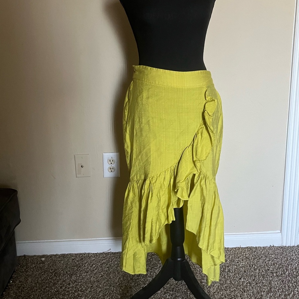 Chartreuse green Skirt